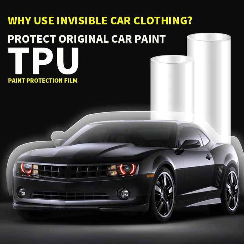 Transparent TPU/TPH PPF Car Paint Protection Film Anti-Scratch, Self-Healing, 6.5–8.5mil