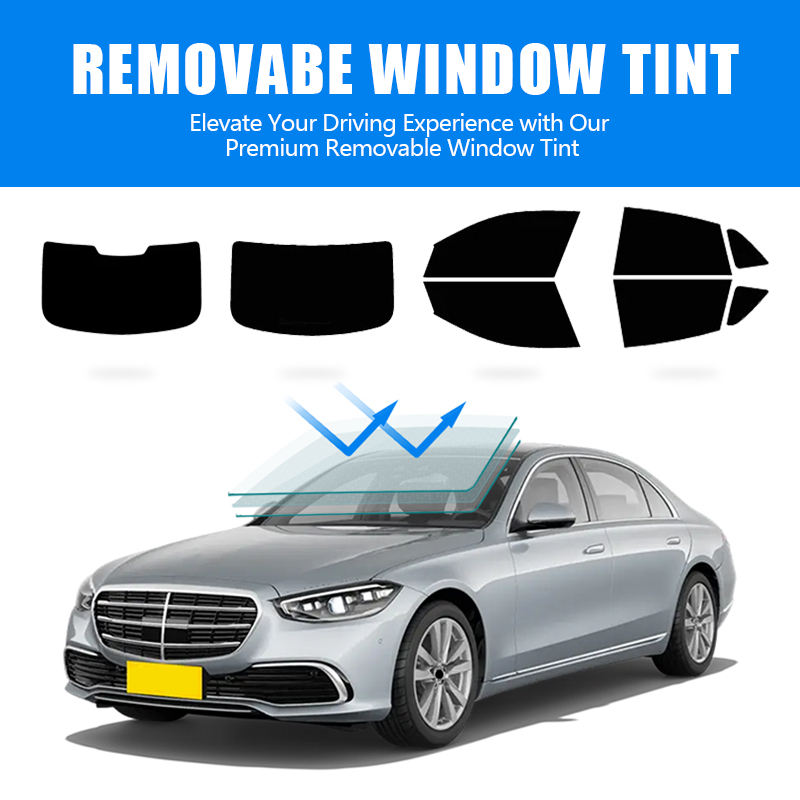 Crystalline Window Car Film  Black Vlt20% Customized Logo Printed Brand Service 